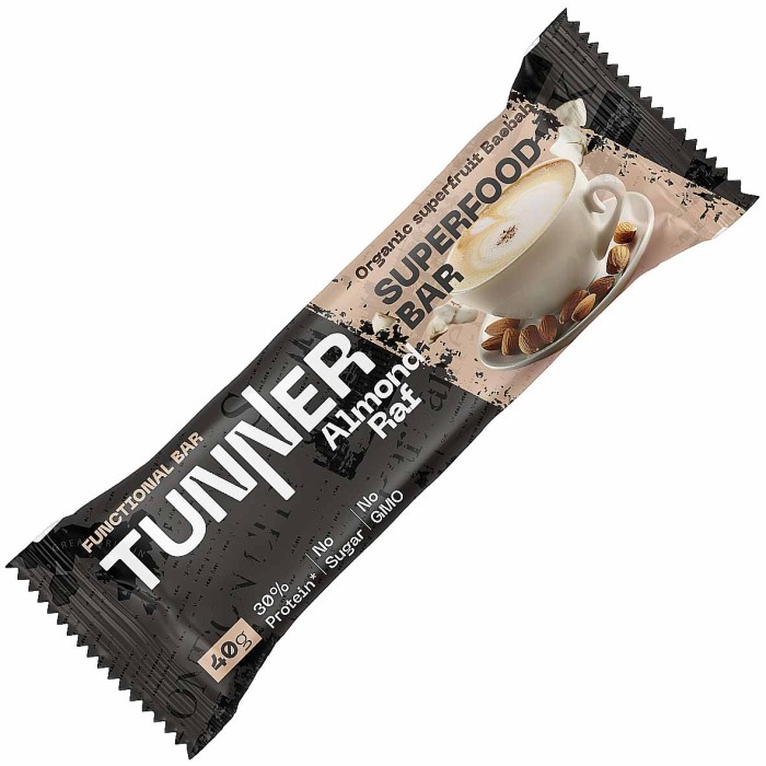 Батончик функциональный Tunner SuperFood Миндальный раф 50гр