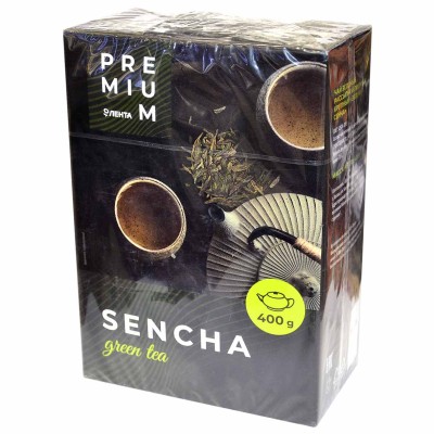 Чай Лента Premium Sencha зеленый лист 400гр к/у