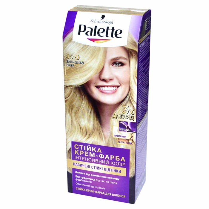 Краска для волос Palette 10-0 Экстра светлый блонд 110мл к/у