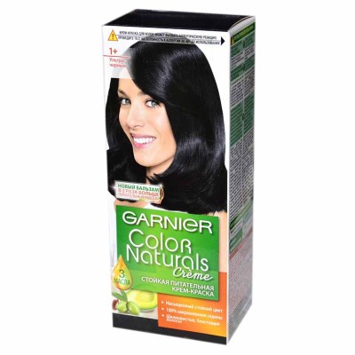 Краска для волос Garnier Color Naturals 1плюс Ультра черный к/у