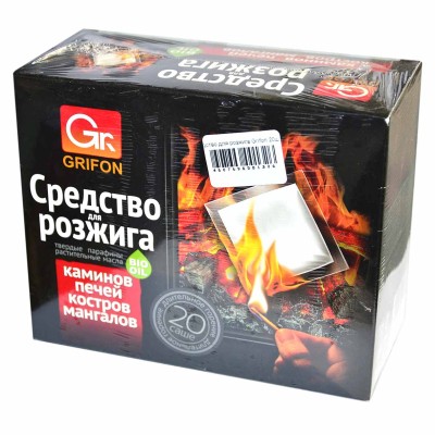 Средство для розжига Grifon 20шт к/у