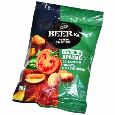 Арахис BEERka Томат базилик 90гр м/у