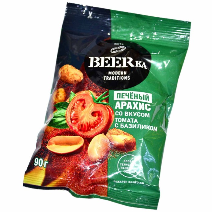 Арахис BEERka Томат базилик 90гр м/у