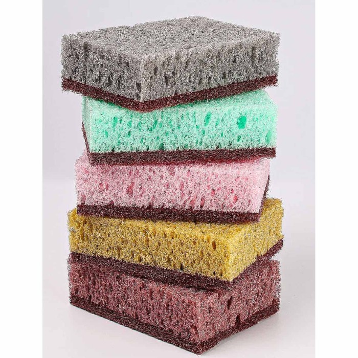 Губка Kitchen Cleaning из пенополиуретана для посуды 5шт артKR-GP050