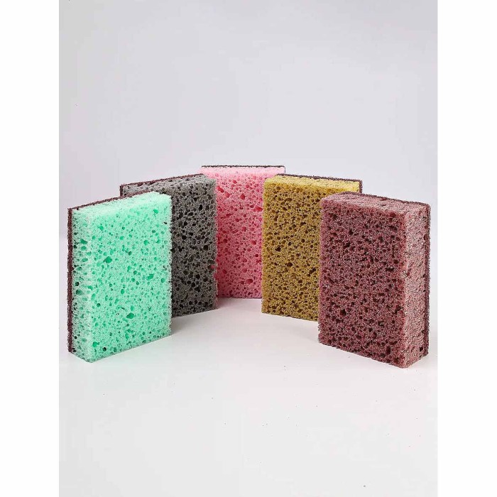 Губка Kitchen Cleaning из пенополиуретана для посуды 5шт артKR-GP050