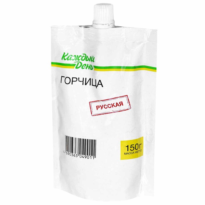Горчица Каждый день Русская 150гр д/п