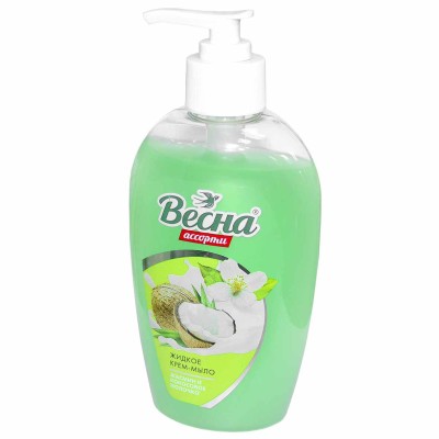 Мыло жидкое Весна Жасмин и кокосовое молочко 280гр пэт
