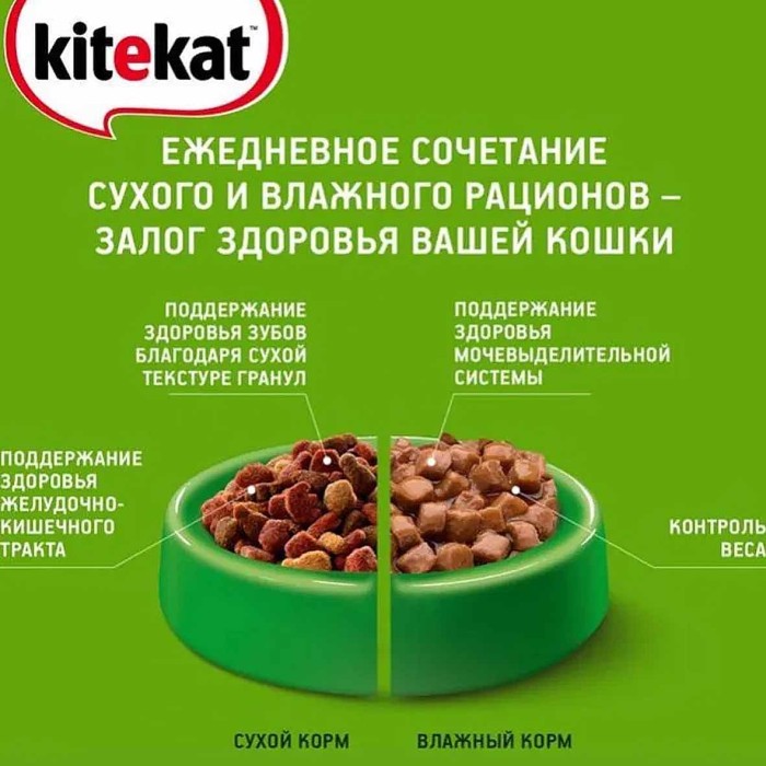 Корм для кошек Kitekat рыба в соус 85гр пауч