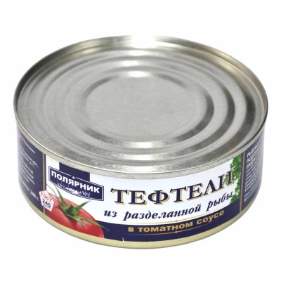 Тефтели Полярник в томатном соусе 240гр ж/б