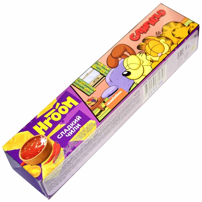 Чипсы Hroom! вкус сладкий чили пластинки 40гр к/у