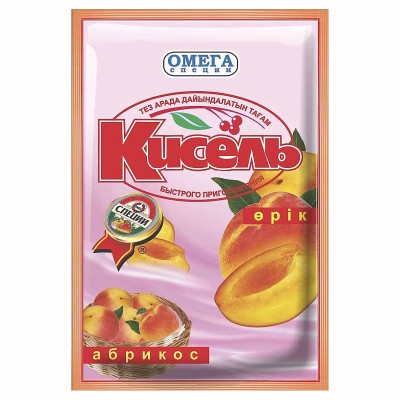 Кисель Омега абрикос 90гр м/у