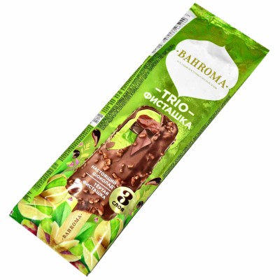 Мороженое Bahroma Фисташка-шоколад 65гр м/у