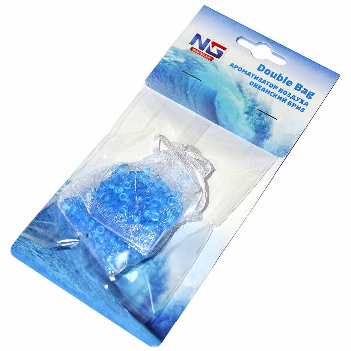 Ароматизатор New Galaxy Double Bag пакетики океанский бриз арт794-464