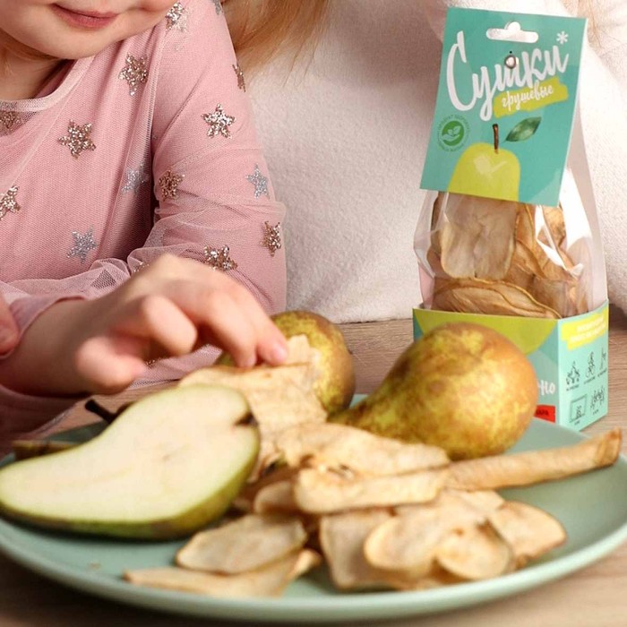 Чипсы фруктовые Сушки грушевые 30 гр к/у