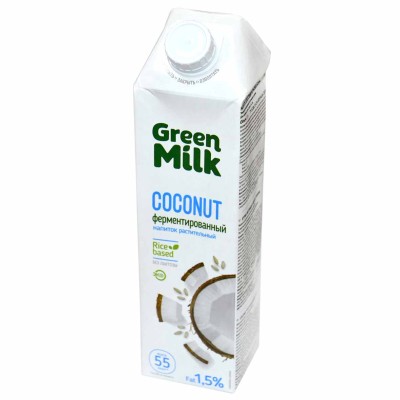 Напиток кокосовый Green Milk 1л т/п