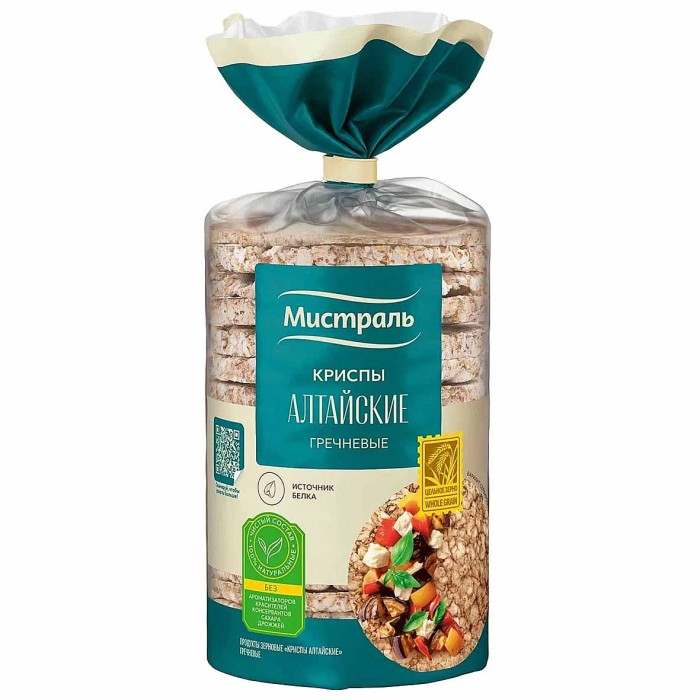 Крипсы Мистраль Алтайские гречневые 150гр м/у