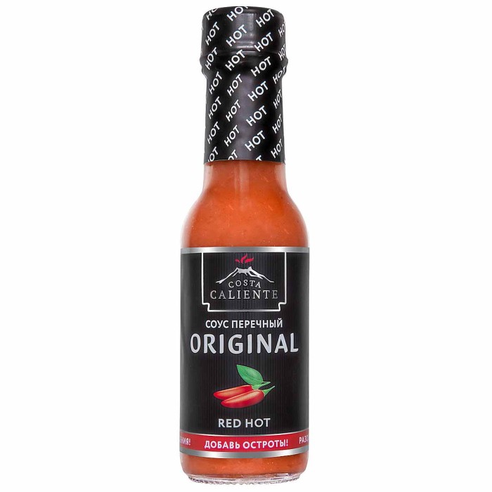 Соус Costa Caliente Перечный Красный острый 90мл ст/б