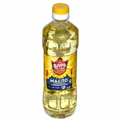 Масло подсолнечное Царь раф 500мл пэт