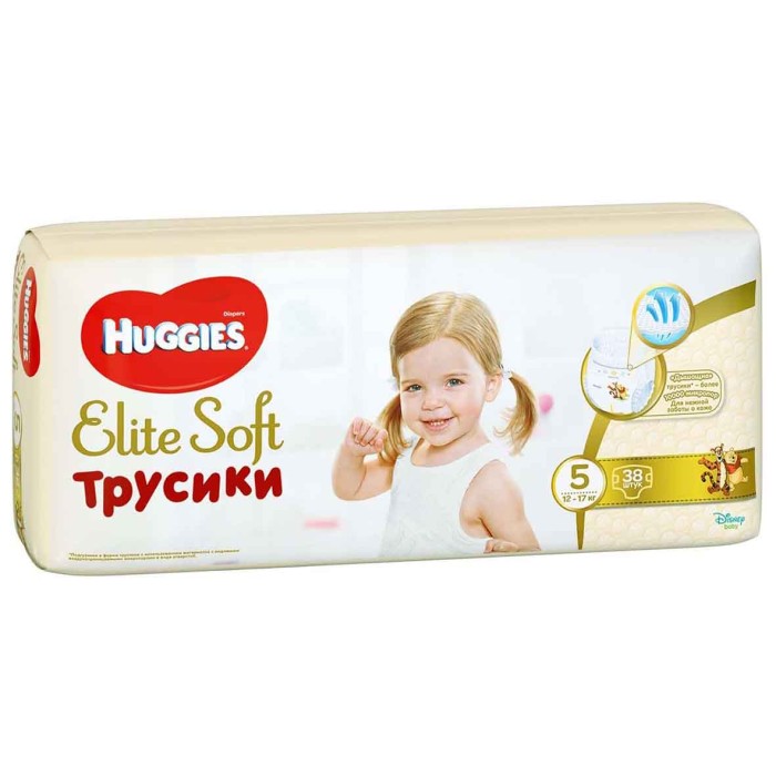 Трусики Huggies ES Platinum Pants 5 38шт м/у