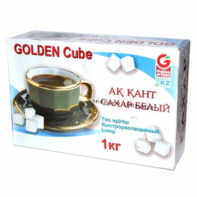 Сахар-рафинад Golden Cupe 1кг к/у