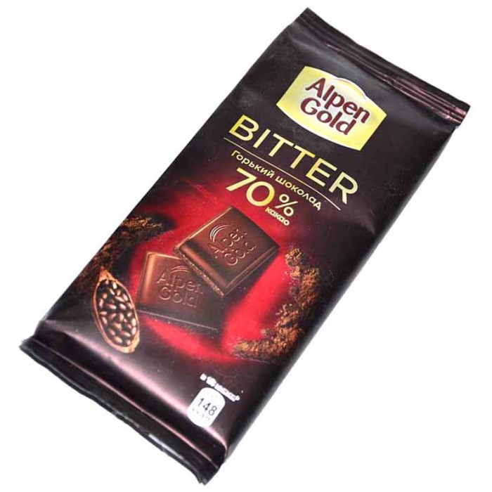 Шоколад Alpen Gold Темный Bitter 80гр м/у