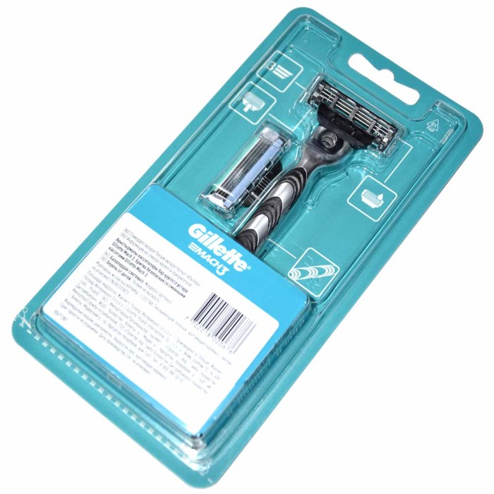 Бритва Gillette Mach3 с 2 сменными кассетами к/у