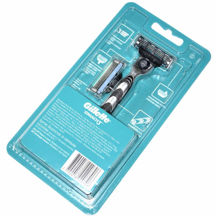 Бритва Gillette Mach3 с 2 сменными кассетами к/у