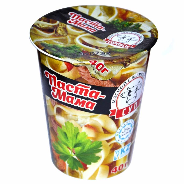 Суп Паста Мама Мясной с вермишелью 40гр стакан