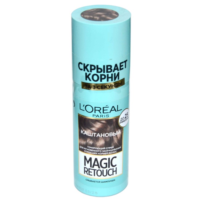 Спрей-тоник для волос Loreal Magic Retouch 3 Каштан 100мл пэт