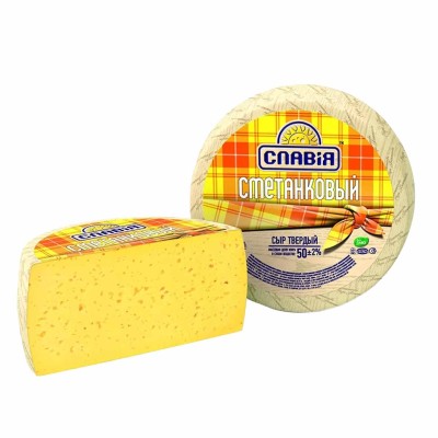 Сыр Славия Сметанковый цилиндр