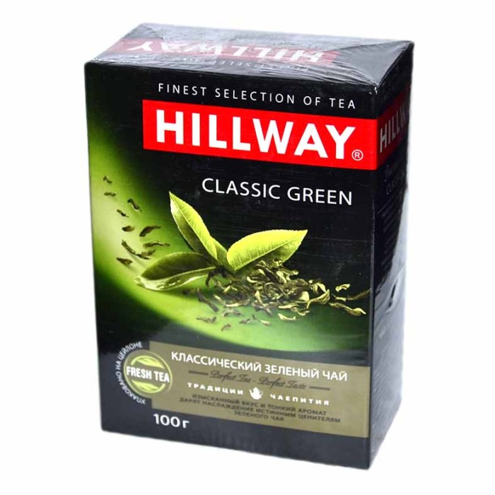 Чай Hillway Classic Green зеленый 100гр к/у