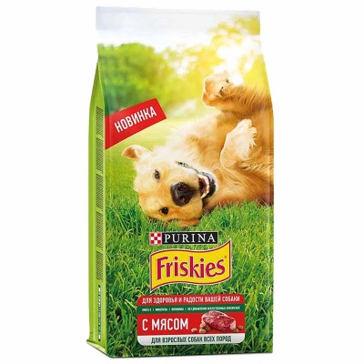 Корм для собак Friskies с мясом для всех пород 10кг м/у