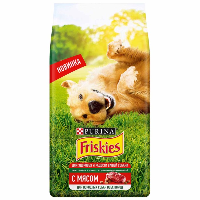 Корм для собак Friskies с мясом для всех пород 10кг м/у