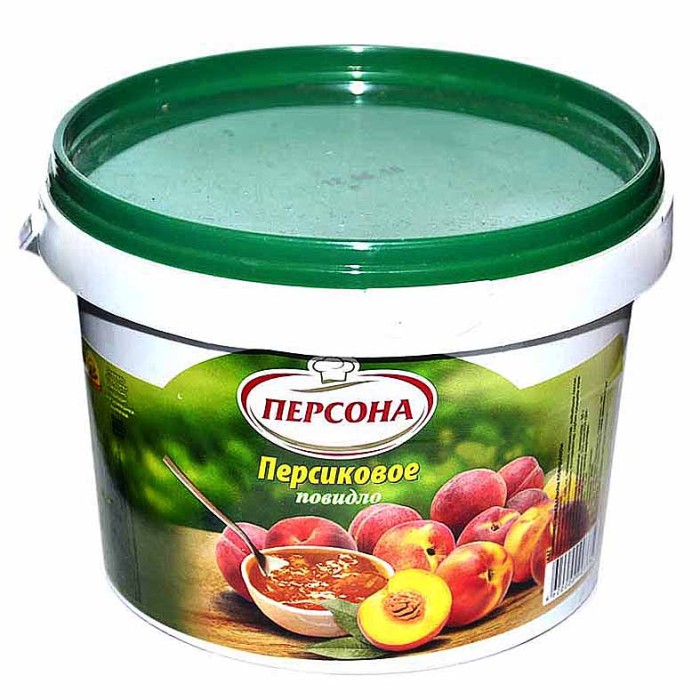 Повидло Персона Персик 870гр пэт