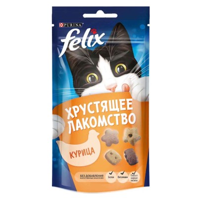 Лакомство для кошек Felix курица 60гр м/у