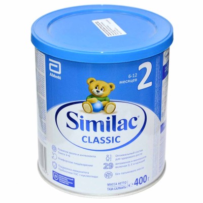 Смесь Similac Classic 2 молочная 400гр к/у