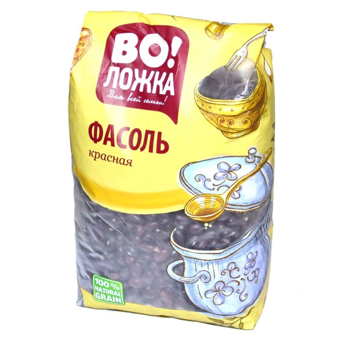 Фасоль Воложка красная 700гр м/у