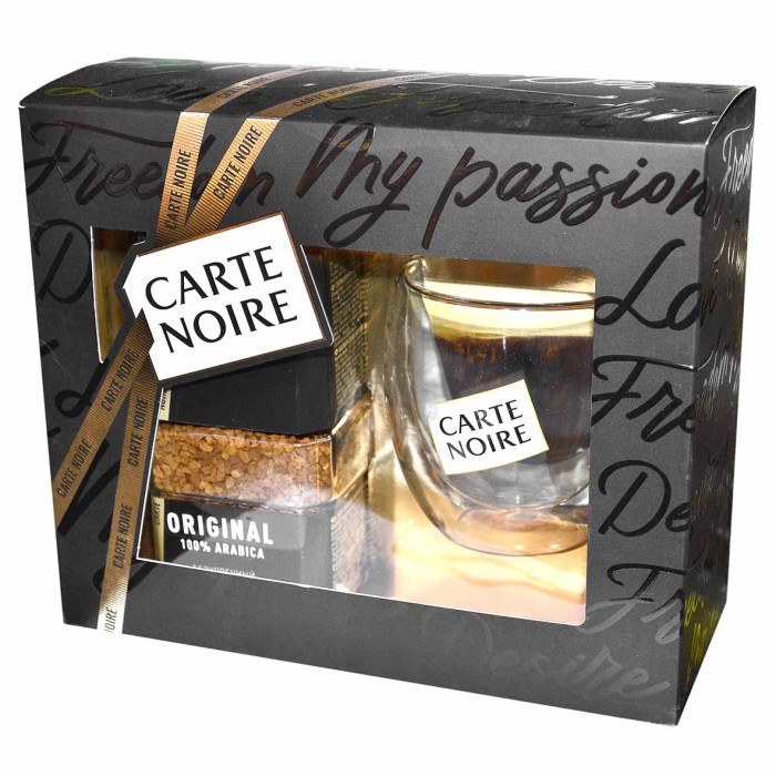 Кофе Carte Noire Original Arabica раст 95гр ст/б+чашка в подарок