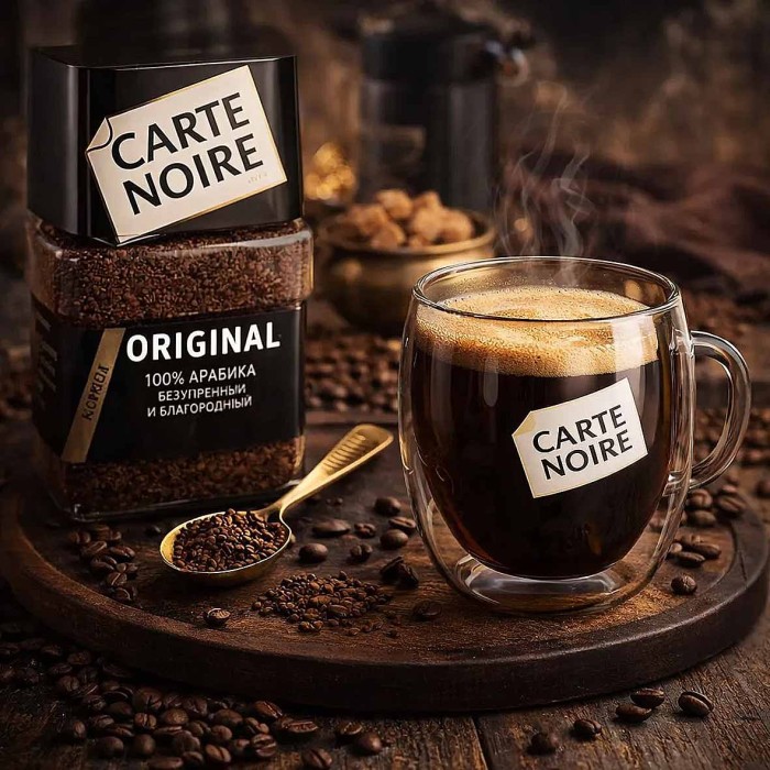 Кофе Carte Noire Original Arabica раст 95гр ст/б+чашка в подарок