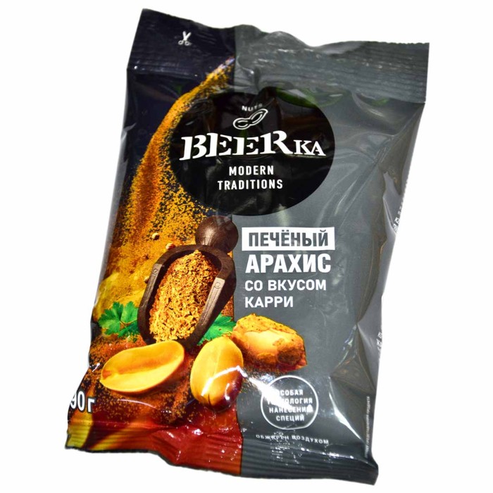 Арахис BEERka Карри 90гр м/у