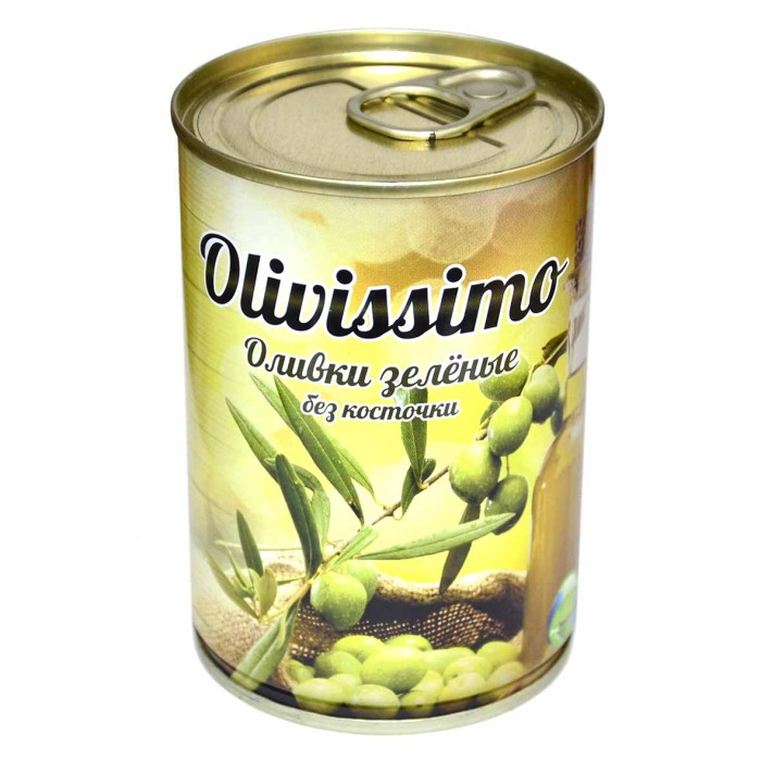 Оливки Olivissimo б/к 280гр ж/б
