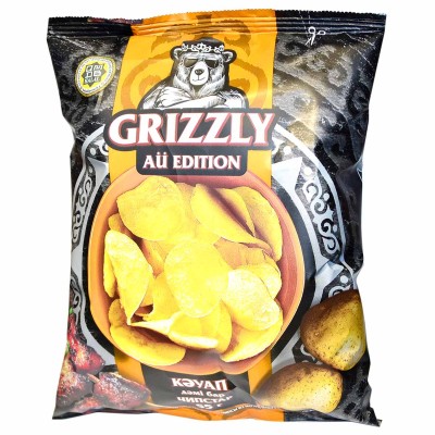 Чипсы Grizzly со вкусом шашлыка 55гр м/у