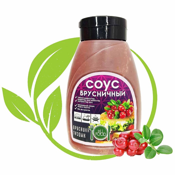 Соус HiFood Брусничный 350гр ст/б
