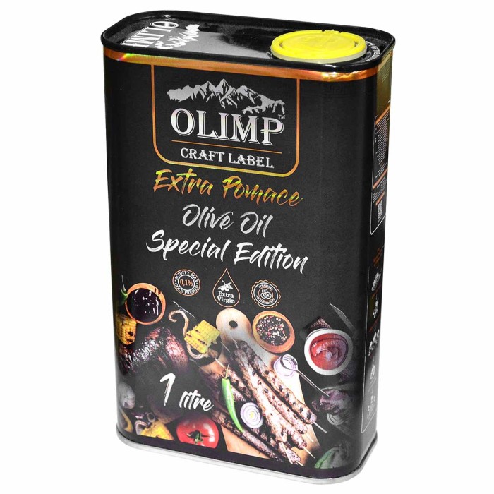 Масло оливковое Olimp для жарки 1л ж/б