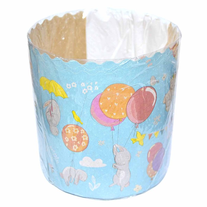 Набор бумажных форм Домашняя кухня для кулича 90*90мм 4шт арт50593