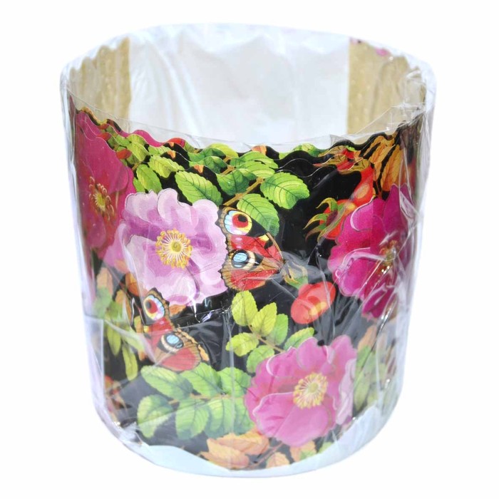 Набор бумажных форм Домашняя кухня для кулича 90*90мм 4шт арт50593