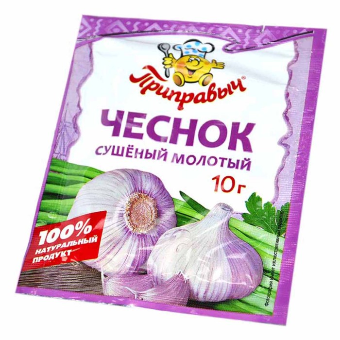 Чеснок Приправыч сушеный молотый 10гр м/у