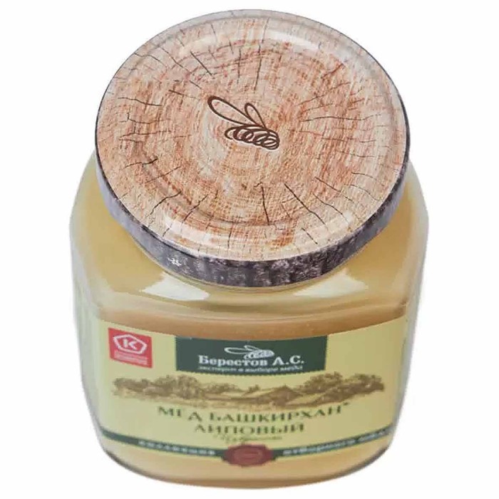 Мед Берестов Башкирхан Липовый 200гр ст/б