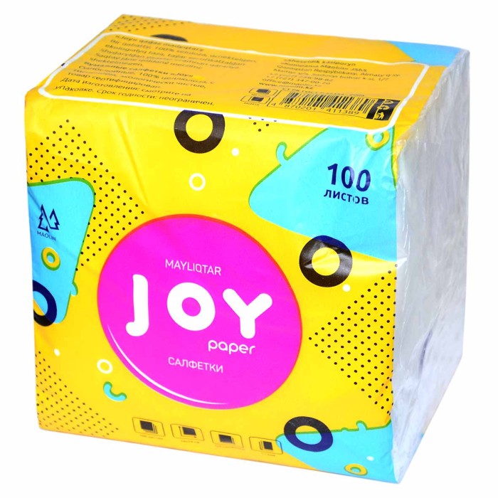 Салфетка Маолин Joy 100шт м/у