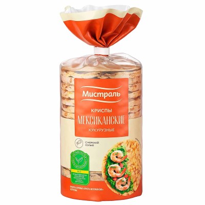 Крипсы Мистраль Мексиканские кукурузные 145гр м/у